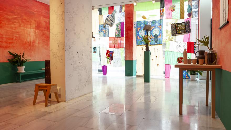 Sala de la exposición Licra
