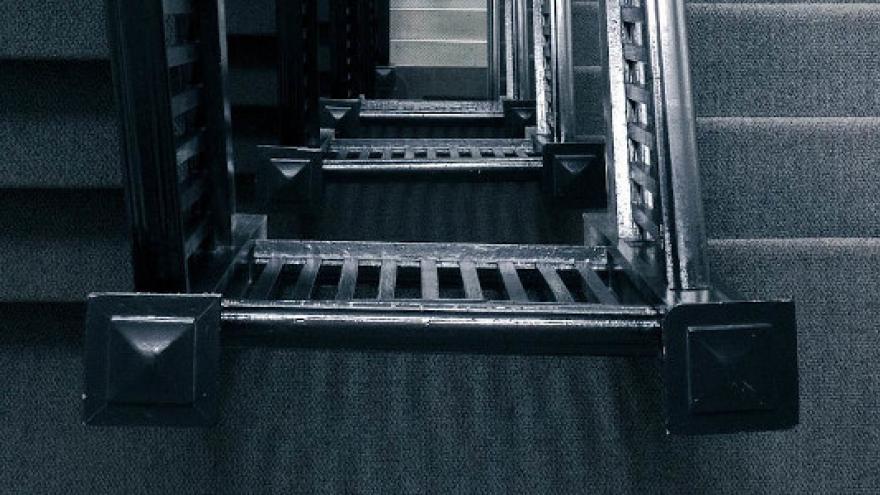 Escalera de caracol cuadrada
