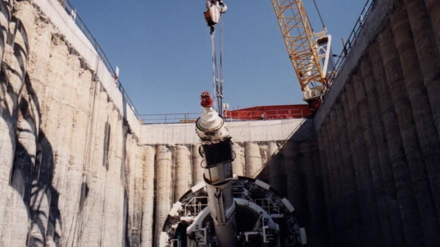 Secuencia e implantación de tuneladora