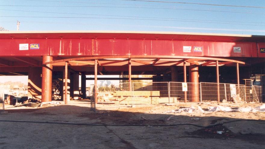 Estructura del Intercambiador Sierra de Guadalupe terminada