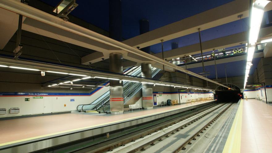 Andén estación Avenida de Guadalajara