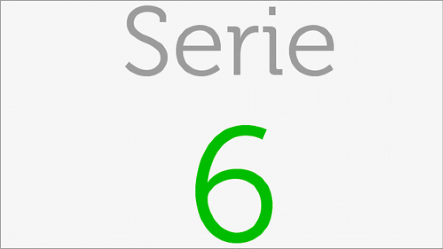 Serie 6. Planos de los transportes de Municipios de la Comunidad de Madrid Logo de la Serie 6 de los planos de transporte público en la Comunidad de Madrid
