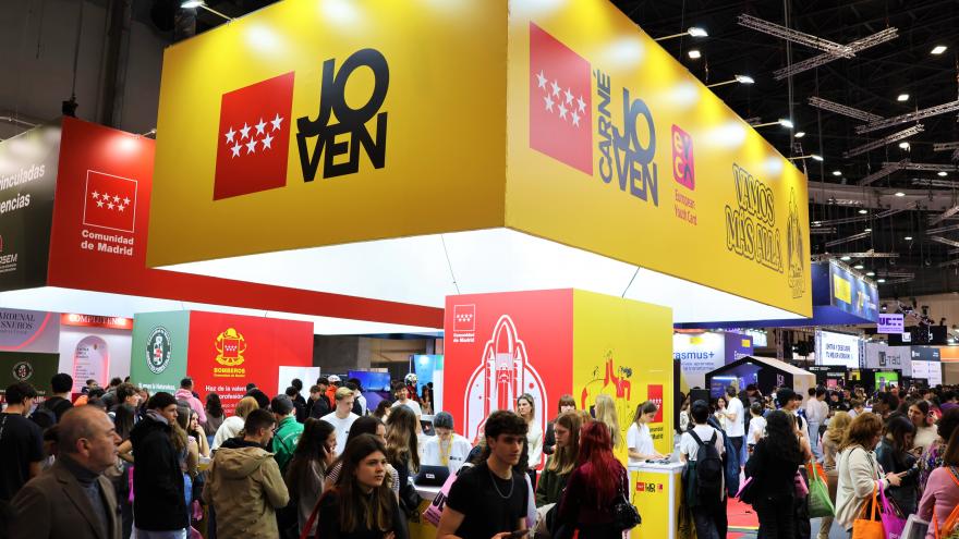 Aula estand de Carné Joven Comunidad de Madrid en Aula