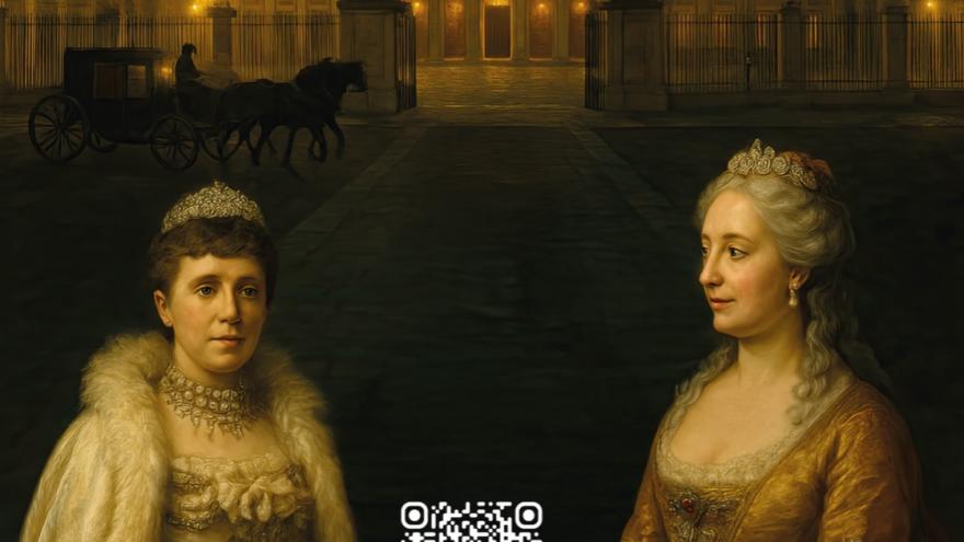 Cartel descubrir el patrimonio de Aranjuez