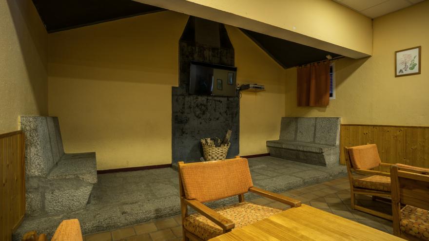 Sala de estar albergue