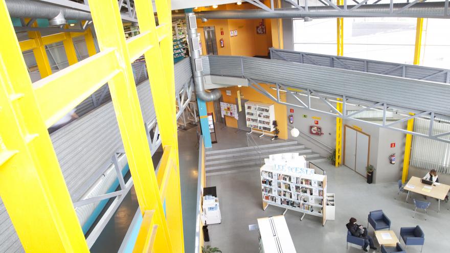Plano general de la biblioteca