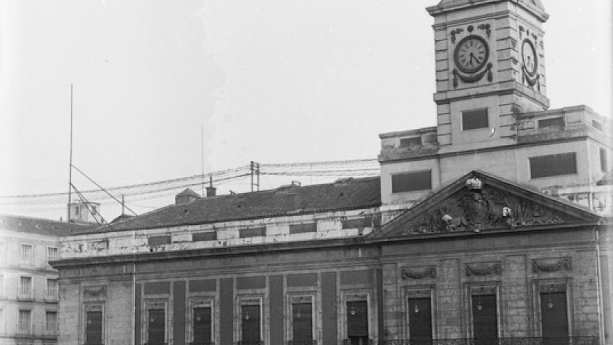 Fachada de la Gobernación. Madrid.(Archivo Regional de la Comunidad de Madrid).