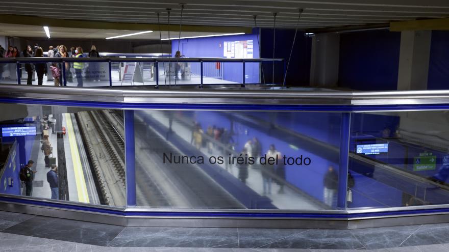 imagen del nuevo espacio de recogimiento a las víctimas del 11M en Atocha