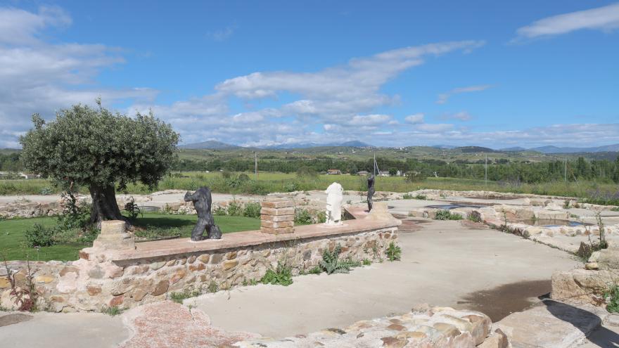 Vista lateral de la villa romana de Valdetorres de Jarama