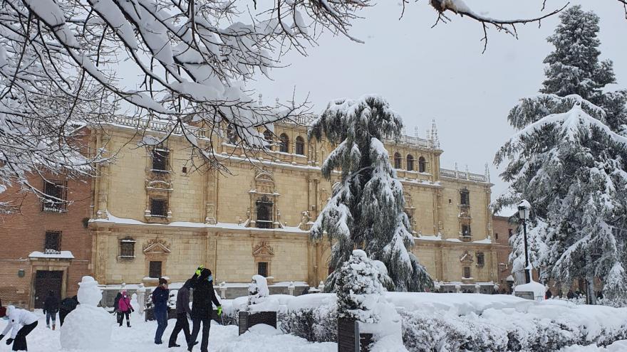 Exposición fotográfica virtual sobre el paso del temporal Filomena por la región Madrid con nieve