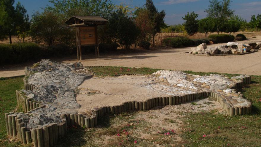 El Jardín de las rocas. Área temática del Centro de Educación ambiental Polvoranca.