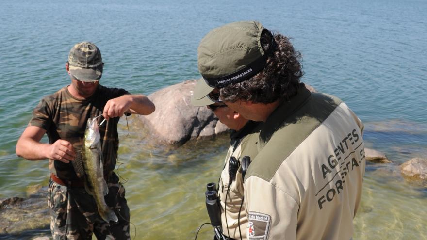 Agente Forestal controla actividad de pesca