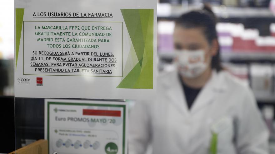 Cartel en una farmacia 