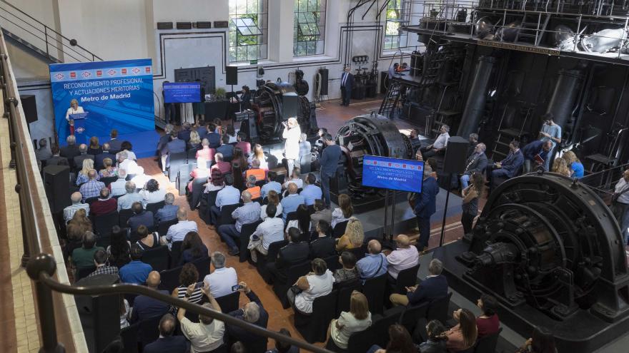Ángel Garrido durante el acto