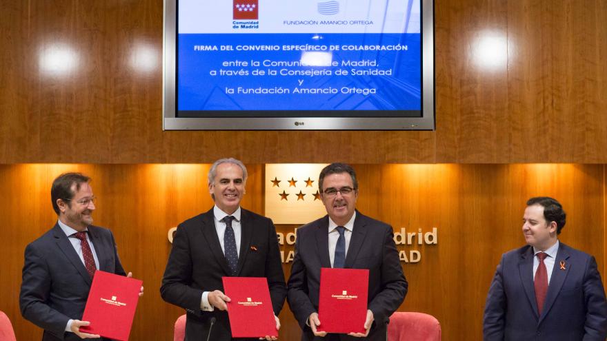 La Comunidad adquiere 23 equipos de última generación contra el cáncer gracias a la donación de 46,5 millones por la Fundación Amancio Ortega