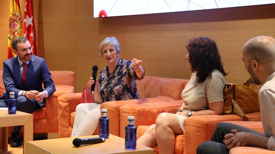 La consejera Ana Dávila durante la clausura de la I Semana de la Sensibilización
