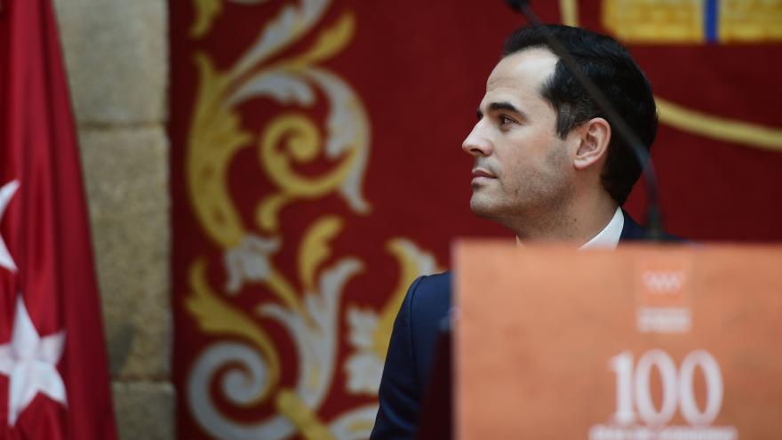 Ignacio Aguado durante el acto