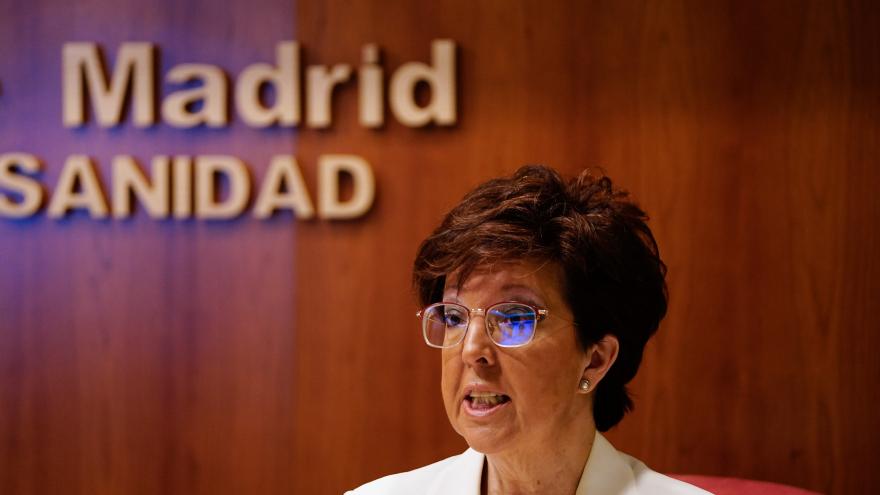 Elena Andradas, en rueda de prensa