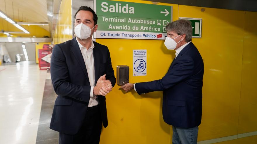 Aguado: “Seguimos garantizando un transporte público seguro en la Comunidad de Madrid”
