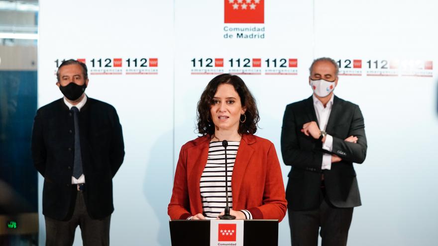 Díaz Ayuso en el 112