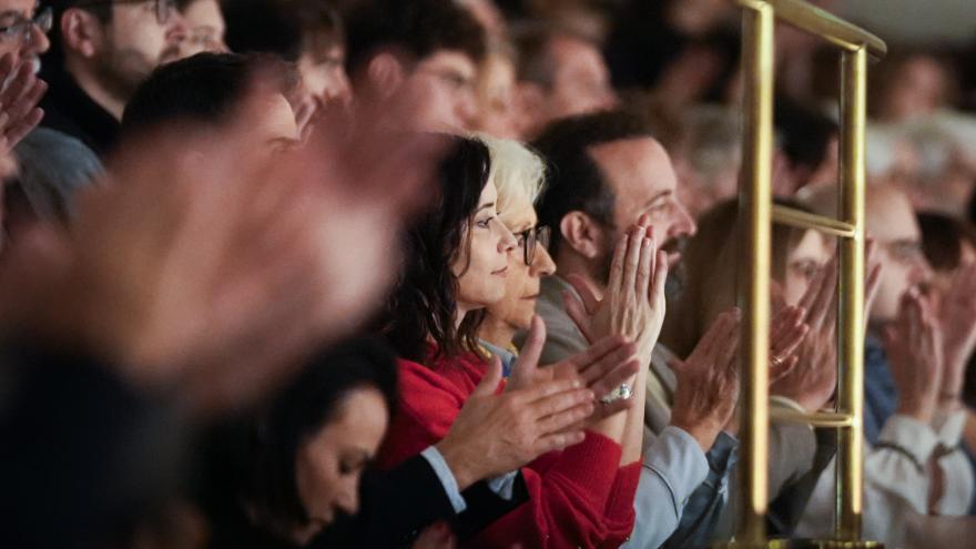 Díaz Ayuso acompaña al Coro de Niños y Jóvenes de la Comunidad de Madrid La presidenta en la actuación de esta agrupación en el Auditorio Nacional de Música