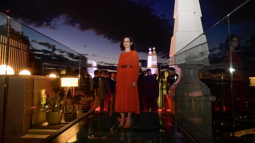 Isabel Díaz Ayuso en la inauguración del hotel RIU