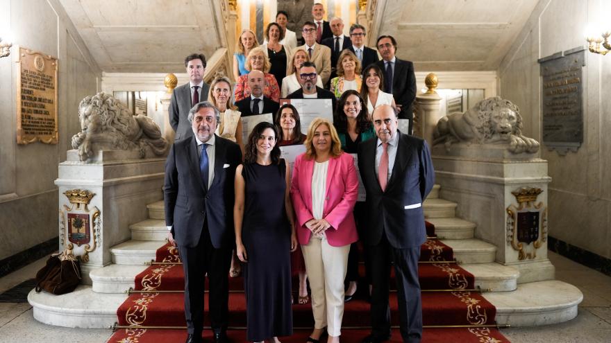Díaz Ayuso en la IX edición del Premio Pyme La presidenta Isabel Díaz Ayuso durante la IX edición del Premio Pyme