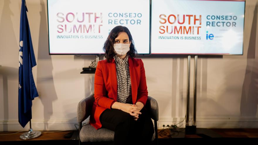 Díaz Ayuso participa en una reunión del Consejo Rector de South Summit 2021