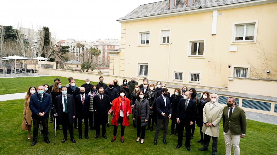 Díaz Ayuso participa en una reunión del Consejo Rector de South Summit 2021