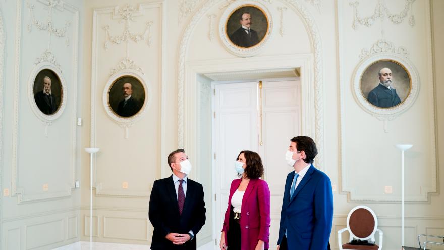 Isabel Díaz Ayuso, Emiliano García-Page y Alfonso Fernández Mañueco