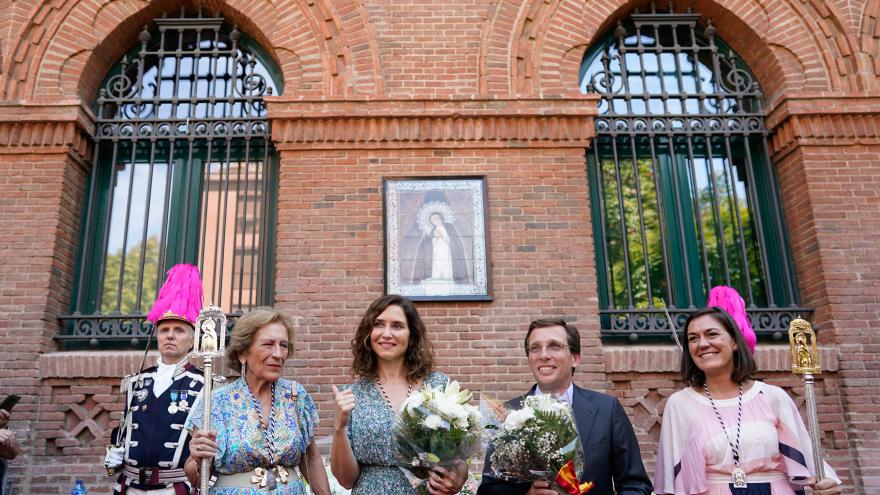 Isabel Díaz Ayuso en los actos en honor a la Virgen de la Paloma