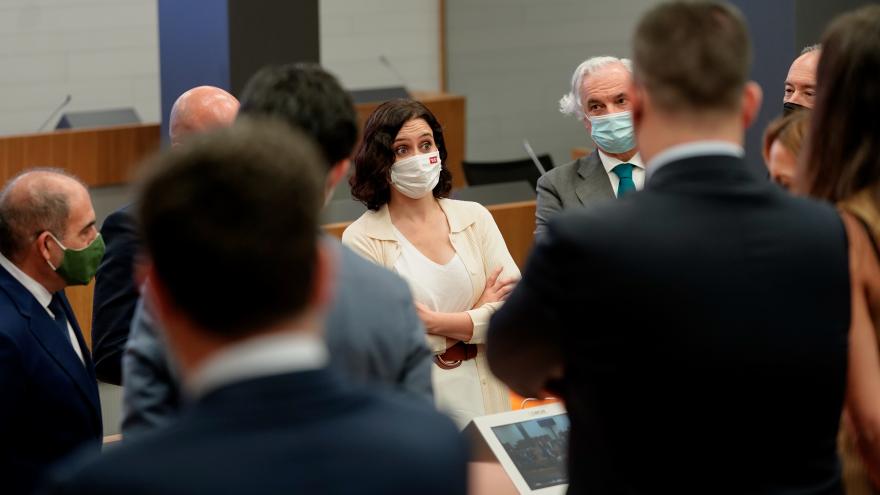 Isabel Díaz Ayuso ha participado en la clausura del Congreso de CEAJE