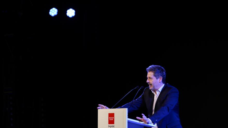 El consejero Mariano de Paco Serrano durante la presentación del festival