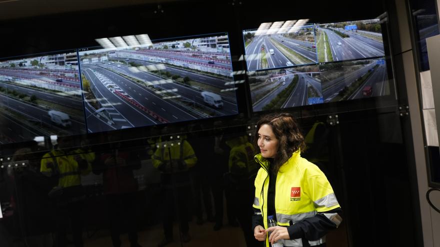 La presidenta Isabel Díaz Ayuso durante la presentación del plan 
