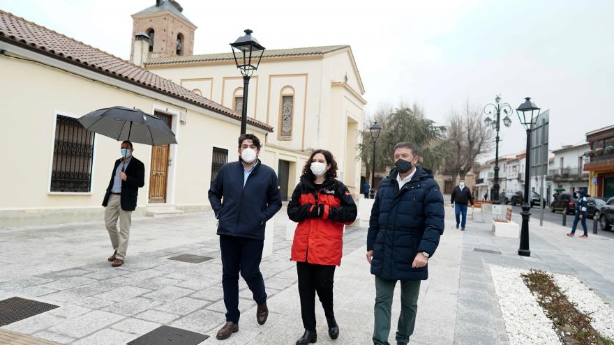 Díaz Ayuso en la visita