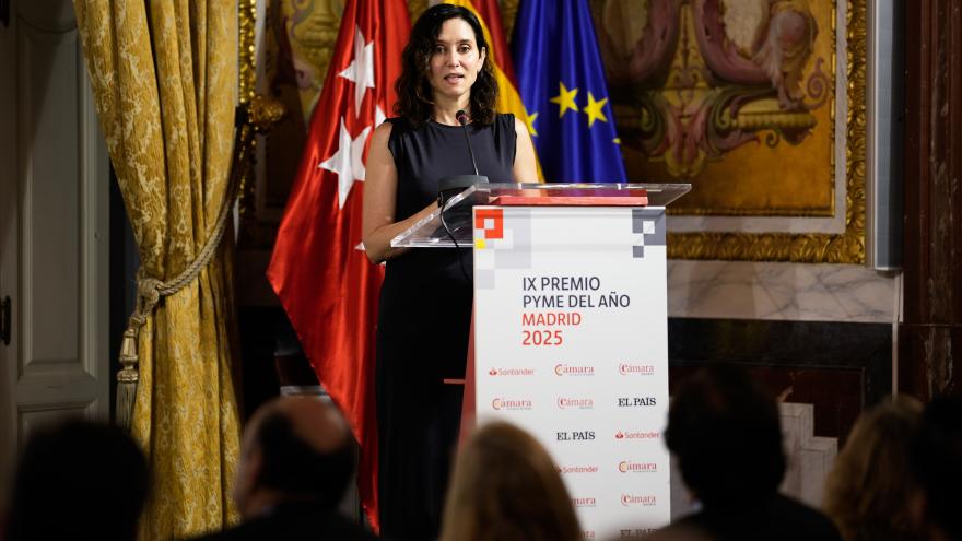 Díaz Ayuso en la IX edición del Premio Pyme La presidenta Isabel Díaz Ayuso durante la IX edición del Premio Pyme