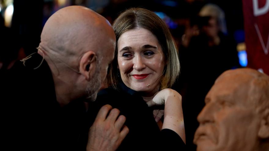 Marta Rivera durante la presentación