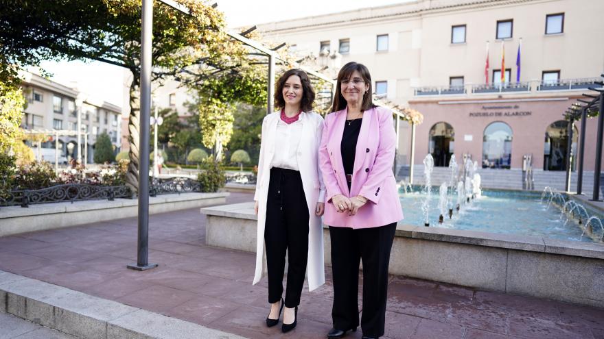 Diaz Ayuso inicia una ruta por todos los municipios de la región India Martinez y la alcaldesa de Pozuelo