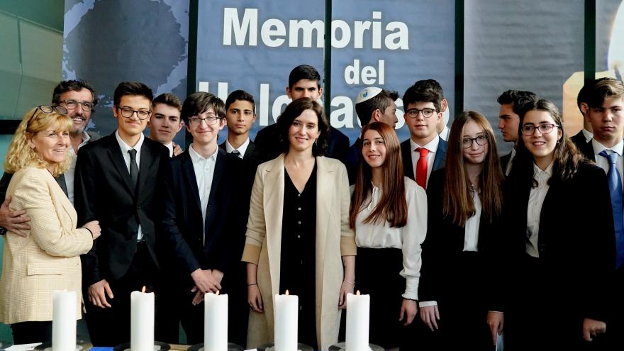 Isabel Díaz Ayuso durante el acto