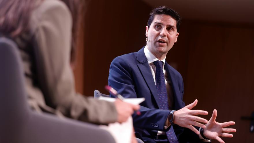 Viciana protagoniza el desayuno informativo de Europa Press El consejero Emilio Viciana durante el desayuno informativo de Europa Press