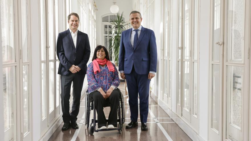 Rodrigo recibe al nuevo Comité Ejecutivo del Comité Español de Representantes de Personas con Discapacidad El consejero Jorge Rodrigo durante la reunión