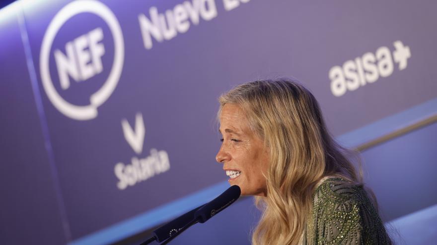 La consejera Rocío Albert en la entrega del I Premio ASNEF en el Ámbito Económico