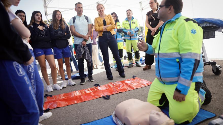 La consejera Ana Dávila en las jornadas Profesiones Vinculadas a las Emergencias