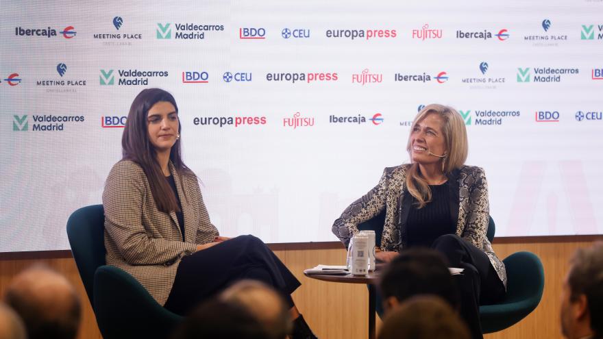 Albert protagoniza el desayuno informativo organizado por Europa Press La consejera Rocío Albert durante el desayuno