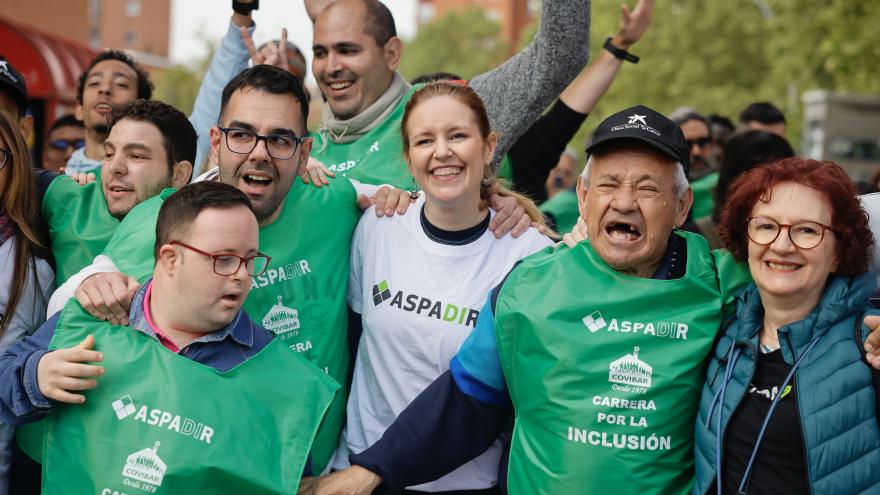 La consejera Ana Dávila durante la XXIX Carrera por la Inclusión de ASPADIR