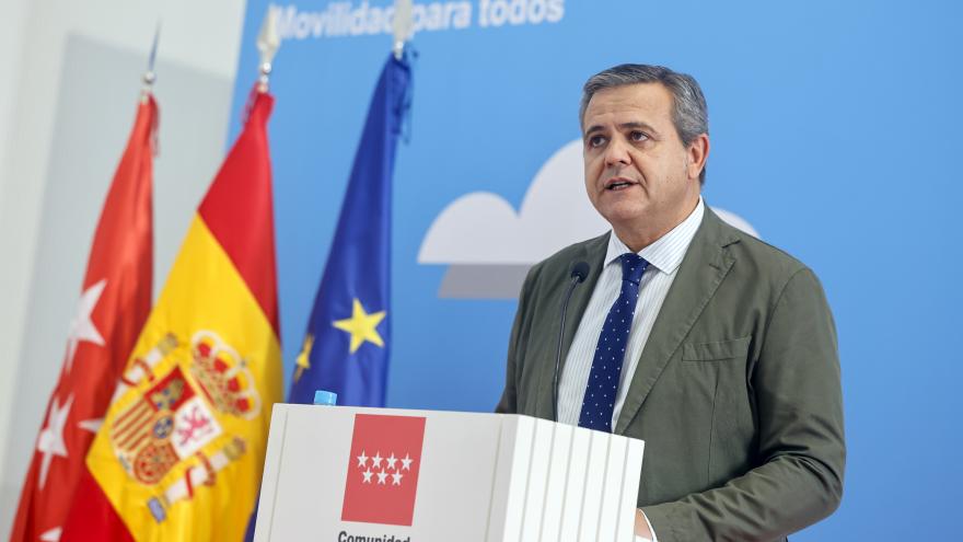 Rodrigo inaugura la jornada Ley de movilidad de la Comunidad de Madrid El consejero Jorge Rodrigo durante la jornada Ley de movilidad de la Comunidad de Madrid