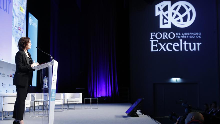 Díaz Ayuso en el Foro Liderazgo Turístico de Exceltur