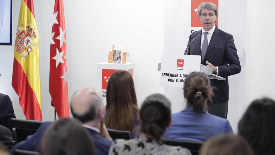 Garrido durante su intervención