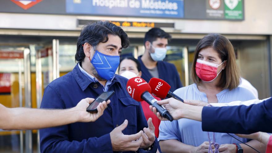 David Pérez atiende a los medios de comunicación