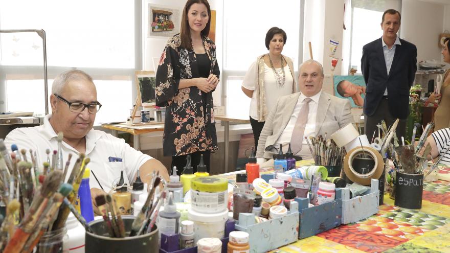 Lola Moreno ha visitado la sede de ASPAYM-MADRID y de la Fundación Lesionado Medular